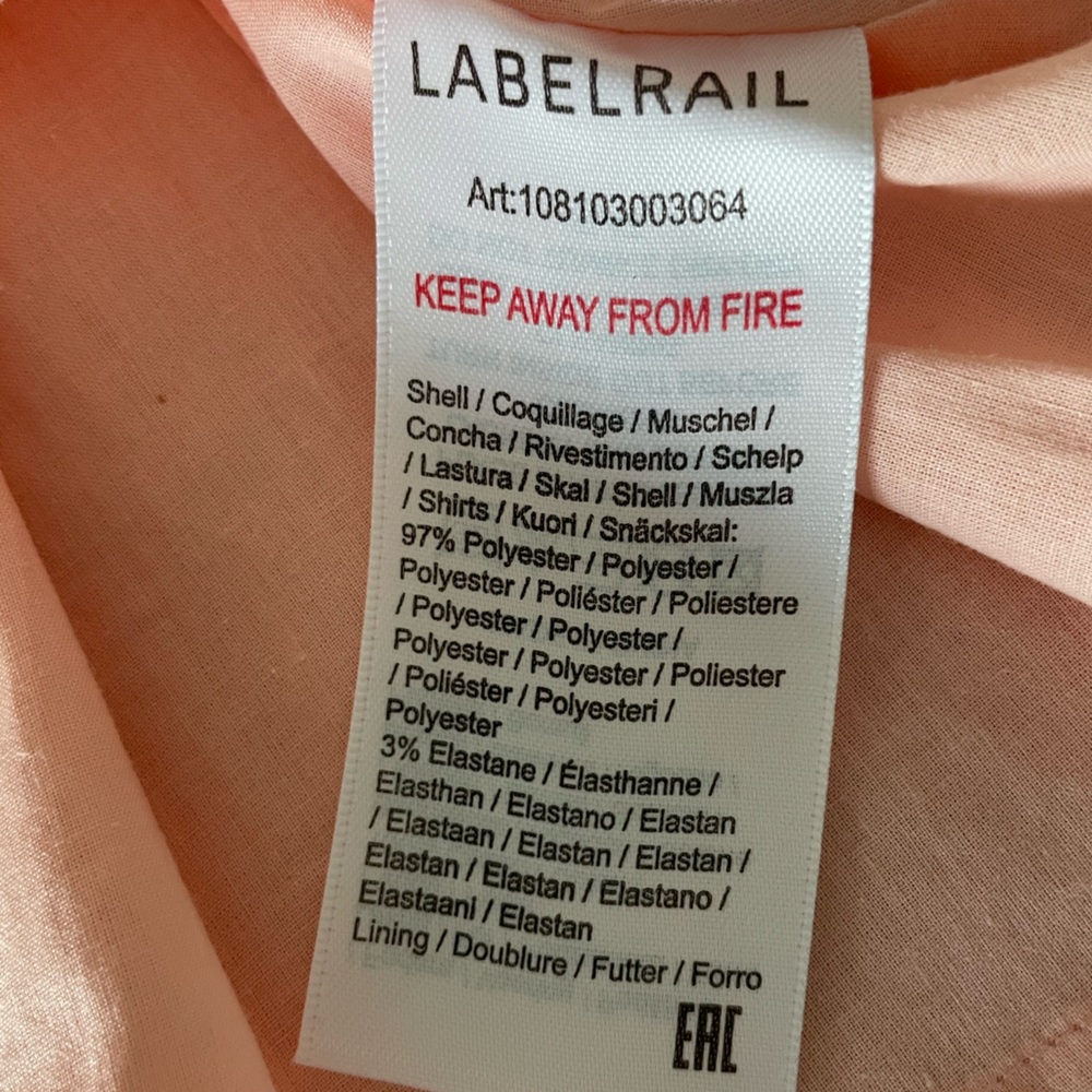 Labelrail x Collyer Twins NWT gold applique puff sleeve mini dress-orange-US 8 - Picture 9 of 12